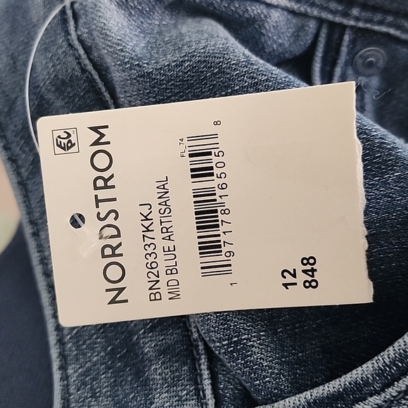 Democracy Ab Technology Straight Leg Jeans With Raw Hem New With Tags - Picture 14 of 16